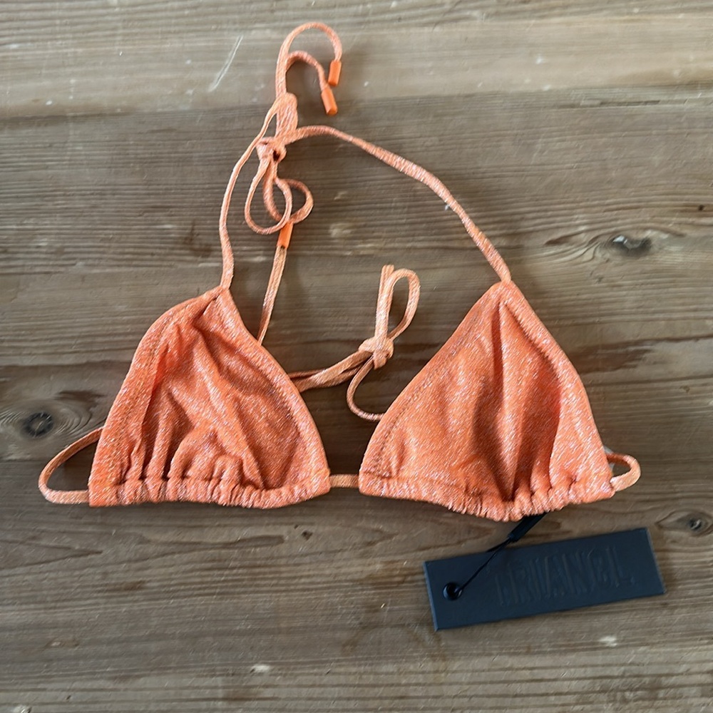 TRIANGL STEVIE - APRICOT SPARKLE NO BAG NEW WITH TAGS - Picture 3 of 7